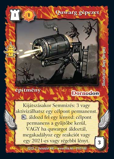 Kiadás: Császárváros
Gyakoriság: ritka