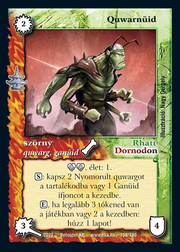 Kiadás: Császárváros
Gyakoriság: nem gyakori