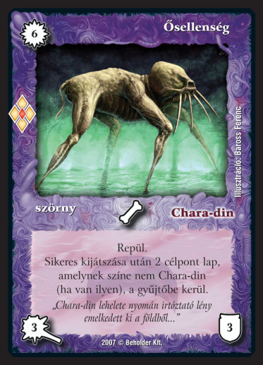 Kiadás: Misztikus Erők
Gyakoriság: ritka