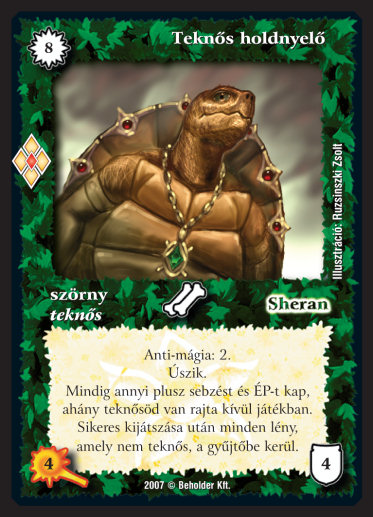 Kiadás: Misztikus Erők
Gyakoriság: ritka