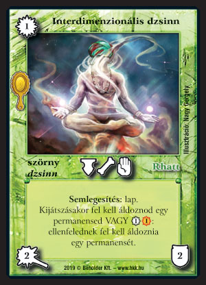 Kiadás: Tükördimenzió
Gyakoriság: ritka