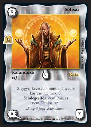 Kiadás: Alappakli, 11. kiadás
Gyakoriság: ritka