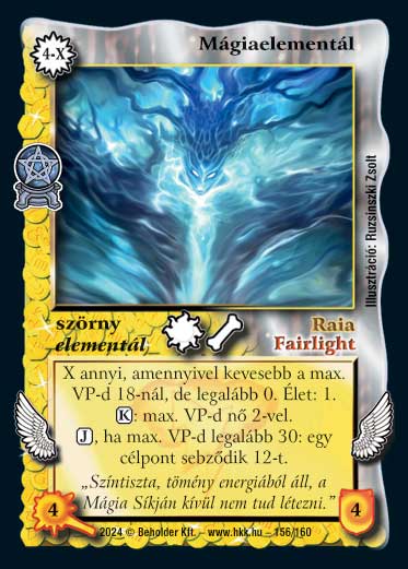 Kiadás: Varázsdimenzió
Gyakoriság: nem gyakori