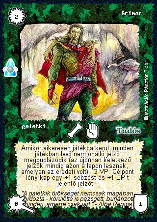 Kiadás: Víziók, Alappakli, 7. kiadás (Ősök Városa)
Gyakoriság: nem gyakori