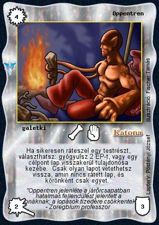 Kiadás: Káoszkatlan, Alappakli, 7. kiadás (Ősök Városa)
Gyakoriság: nem gyakori