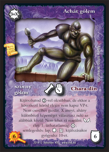 Kiadás: Mágusok Alkonya
Gyakoriság: ultra ritka