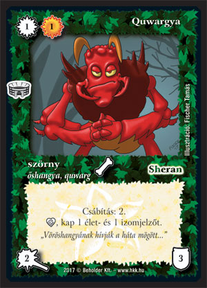 Kiadás: Alanori Olimpia
Gyakoriság: nem gyakori