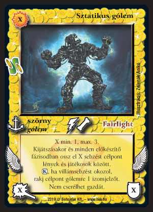 Kiadás: Kódos lapok
Gyakoriság: ritka