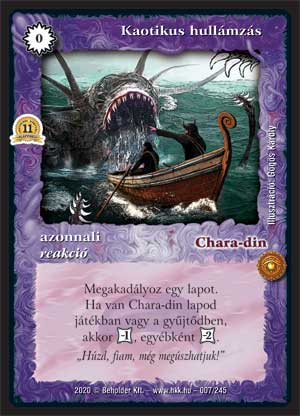 Kiadás: Alappakli, 11. kiadás
Gyakoriság: ritka