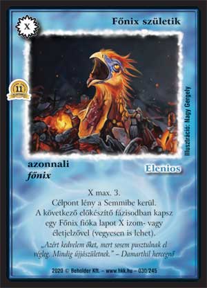 Kiadás: Alappakli, 11. kiadás
Gyakoriság: ritka